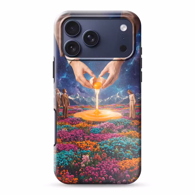Telefoonhoesje Toughcase - Handen - Ei - Surrealisme — 1