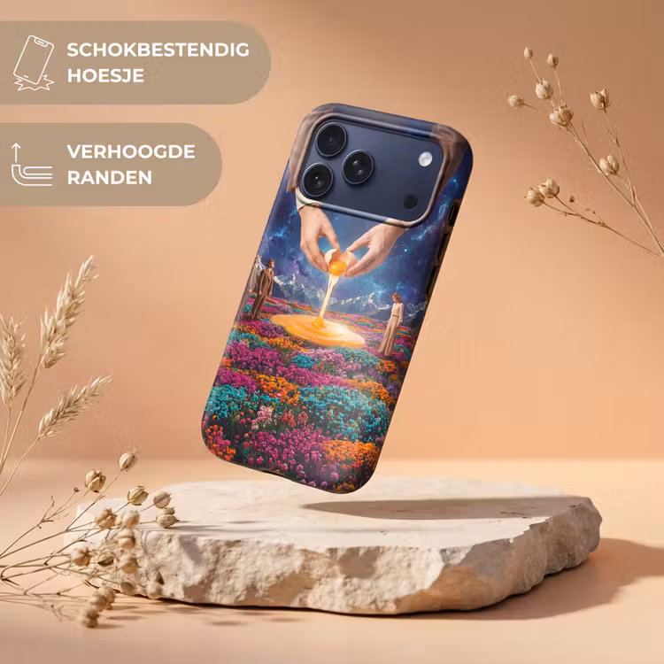 Telefoonhoesje Toughcase - Handen - Ei - Surrealisme — 5