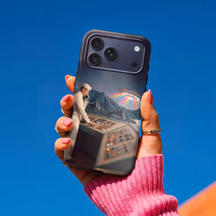 Telefoonhoesje Toughcase - Man - Controlekamer - Strand — 2