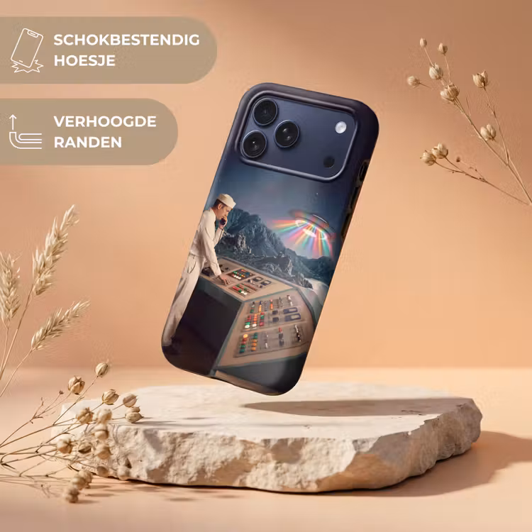 Telefoonhoesje Toughcase - Man - Controlekamer - Strand — 5