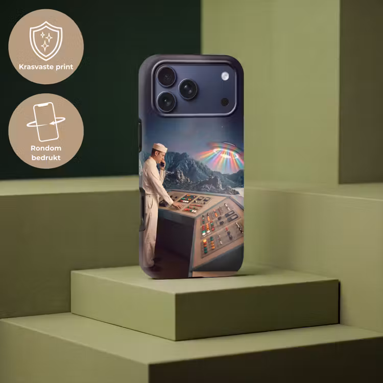 Telefoonhoesje Toughcase - Man - Controlekamer - Strand — 7