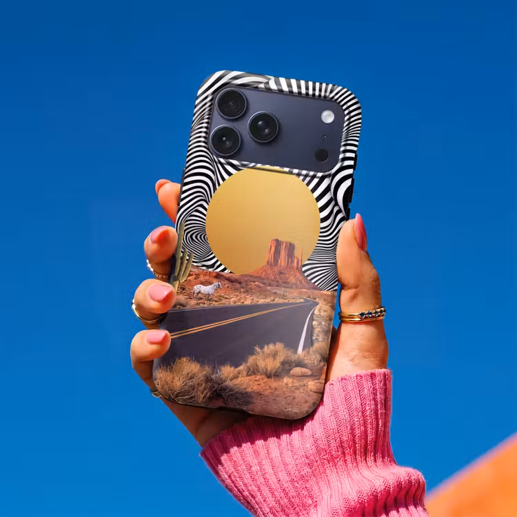 Telefoonhoesje Toughcase - Paard - Woestijn - Natuur — 2