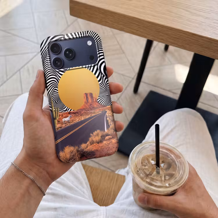 Telefoonhoesje Toughcase - Paard - Woestijn - Natuur — 4