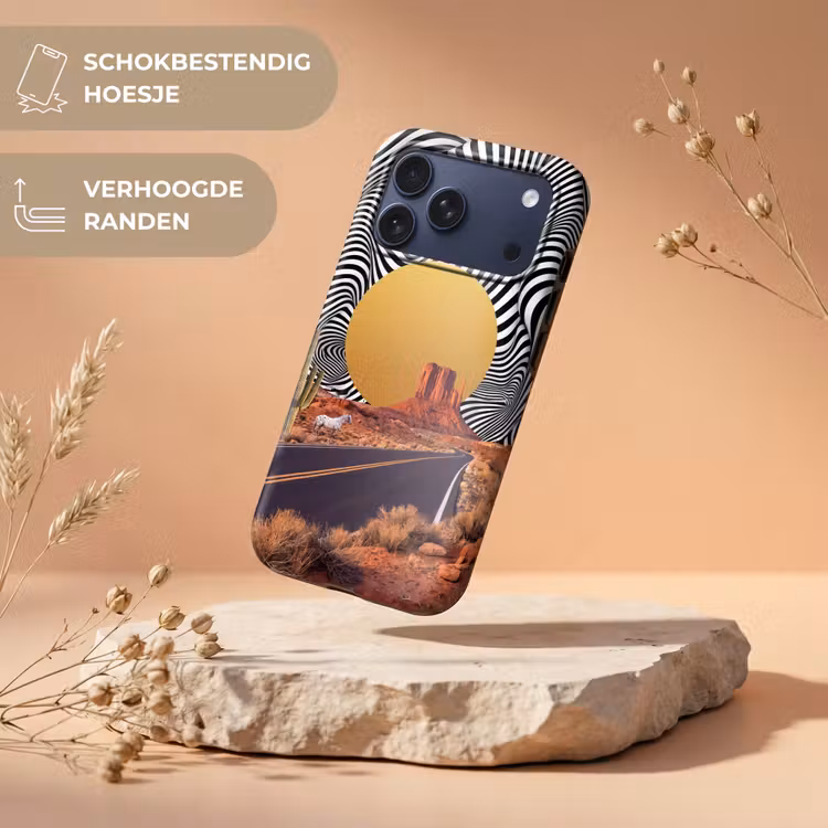 Telefoonhoesje Toughcase - Paard - Woestijn - Natuur — 5