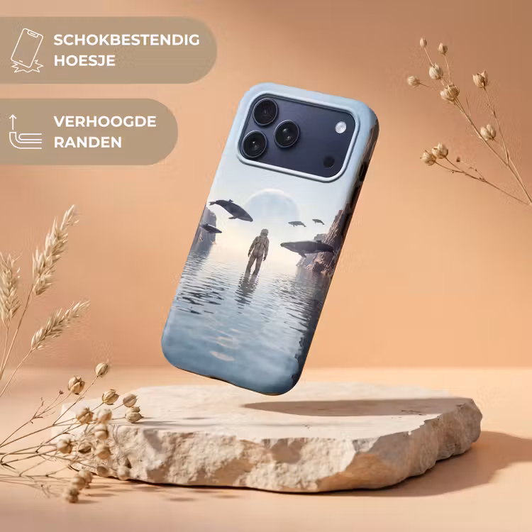Telefoonhoesje Toughcase - Ruimtevaarder - Walvis - Fantasie — 5