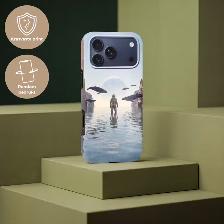 Telefoonhoesje Toughcase - Ruimtevaarder - Walvis - Fantasie — 7