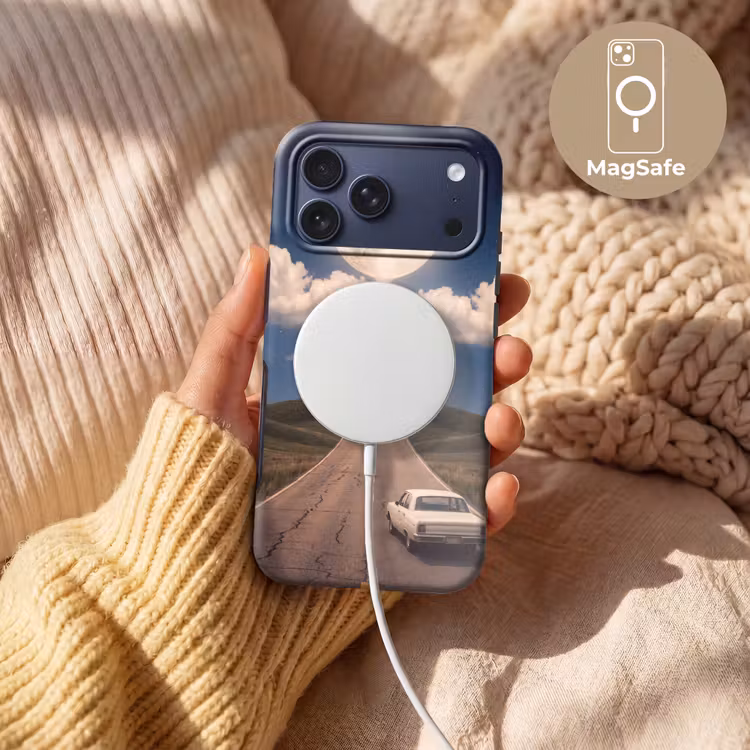 Telefoonhoesje Toughcase - Weg - Maan - Nacht — 8