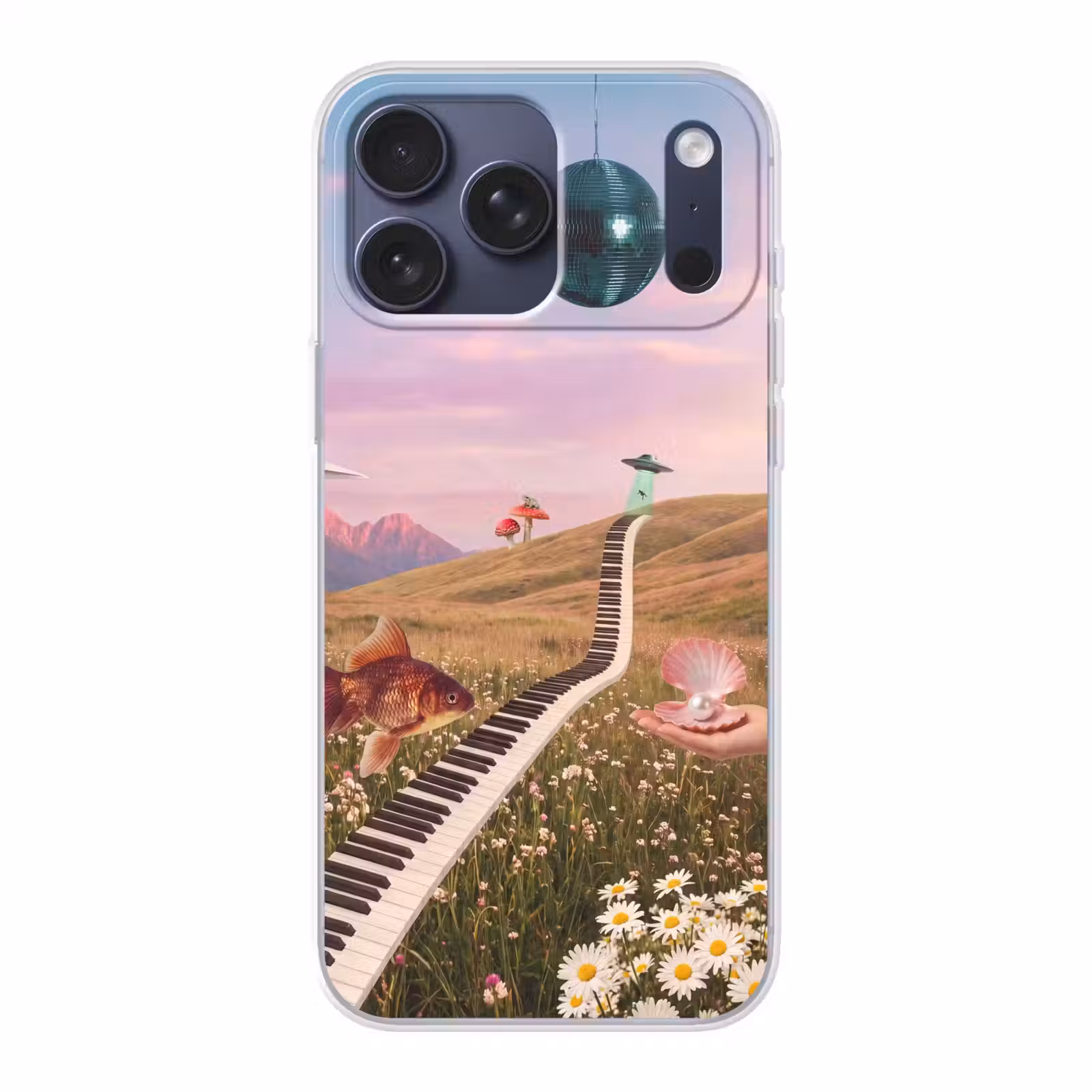 Telefoonhoesje Softcase - Vis - Natuur - Abstract — 1