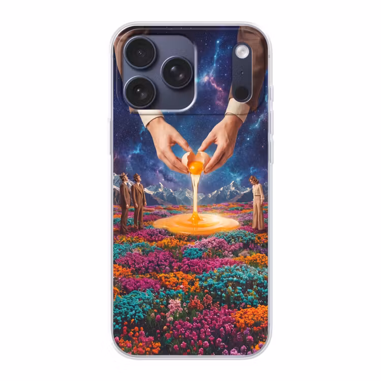 Telefoonhoesje Softcase - Handen - Ei - Surrealisme — 1