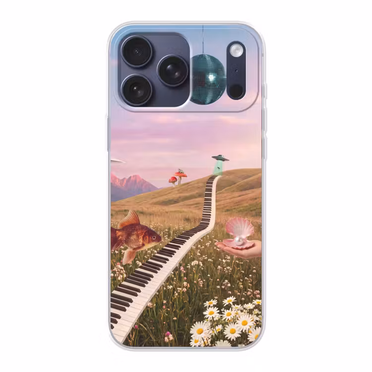 Telefoonhoesje Softcase - Vis - Natuur - Abstract — 1