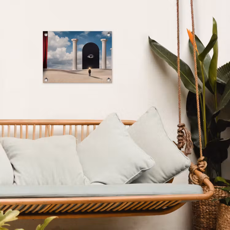 Tuinposter - Droom - Woestijn - Oog — 5