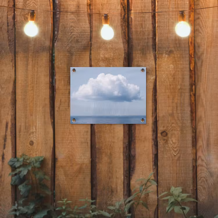 Tuinposter - Wolk - Regen - Natuur — 2