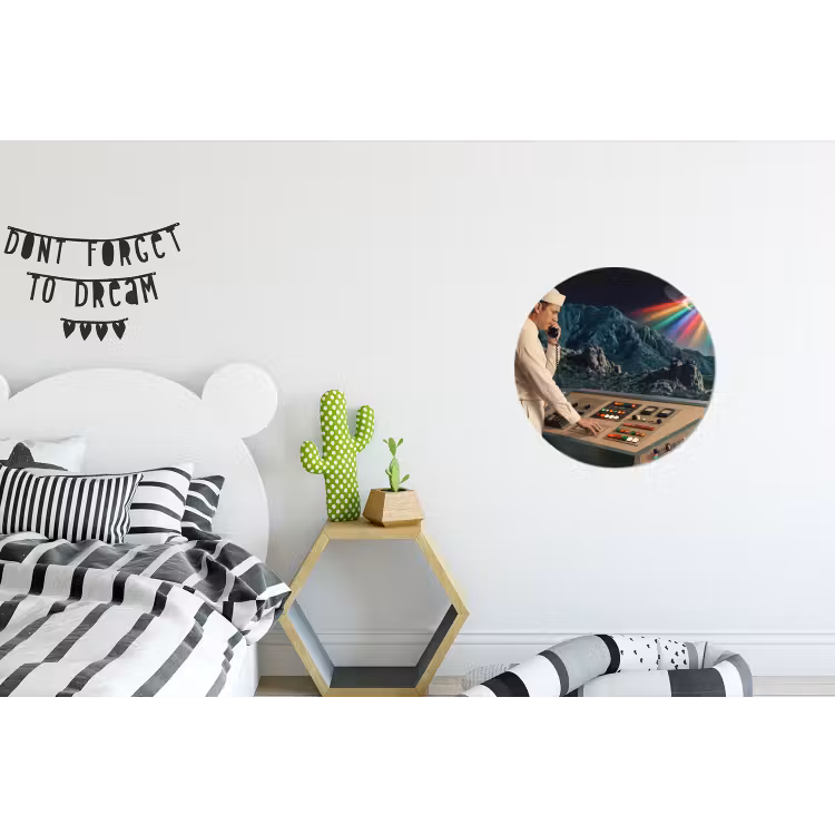 Wandcirkel - Aluminium - Man - Controlekamer - Strand — 5