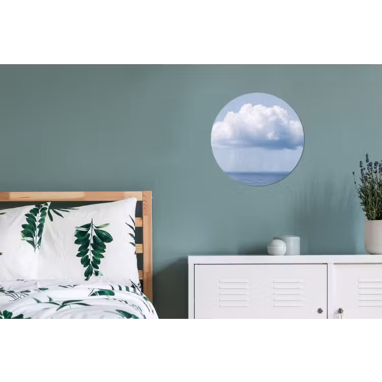 Wandcirkel - Aluminium - Wolk - Regen - Natuur — 4