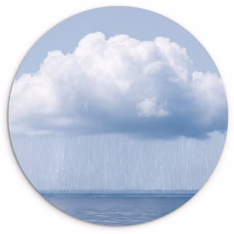 Wandcirkel - Glas - Wolk - Regen - Natuur — 1