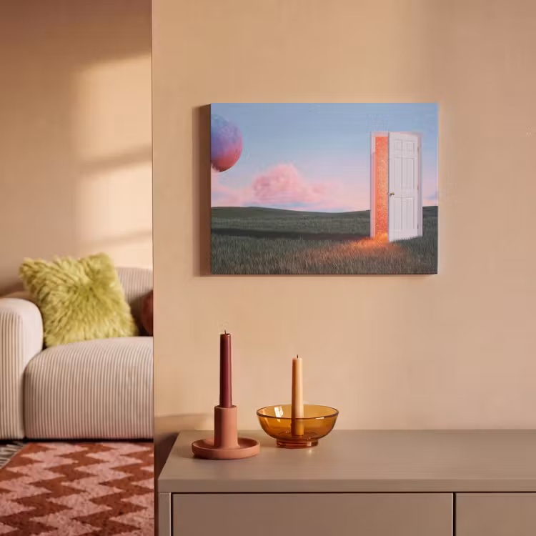 Akoestisch schilderij - Deur - Fantasie - Ruimte — 2