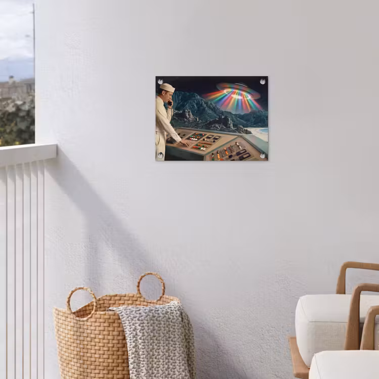 Tuinposter - Man - Controlekamer - Strand — 3
