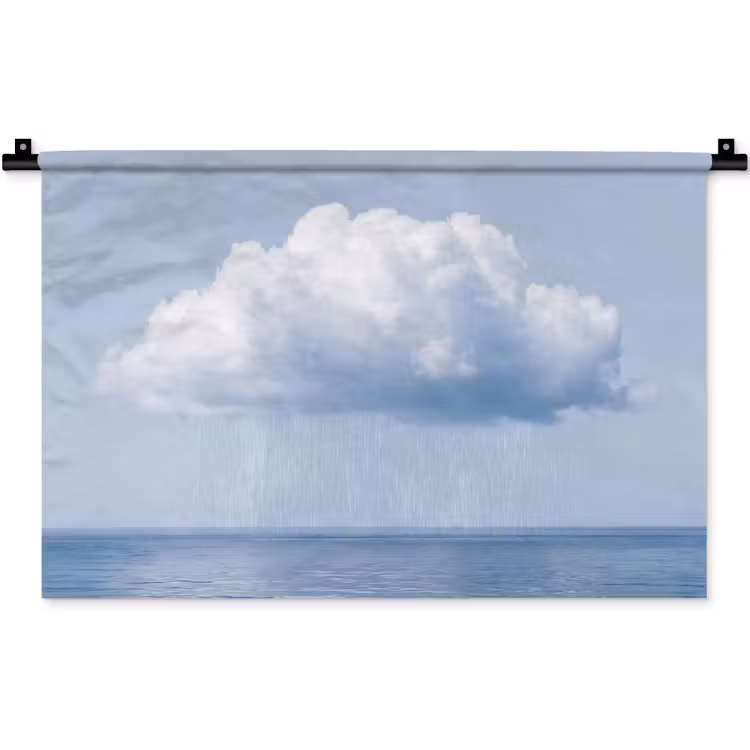 Wandkleed - Wolk - Regen - Natuur — 1