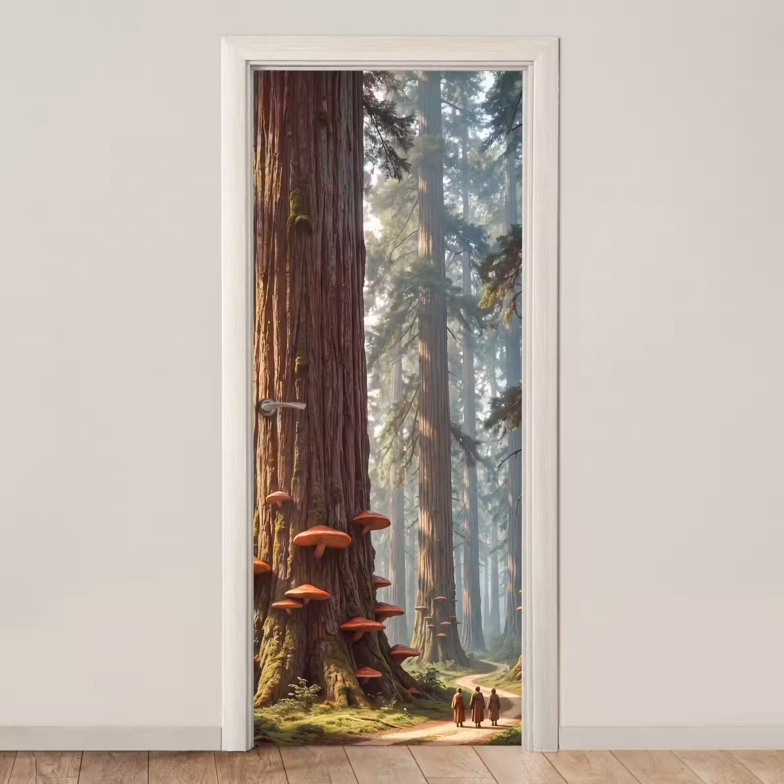 Deursticker - Bos - Bomen - Natuur — 1