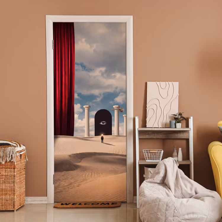 Deursticker - Droom - Woestijn - Oog — 2