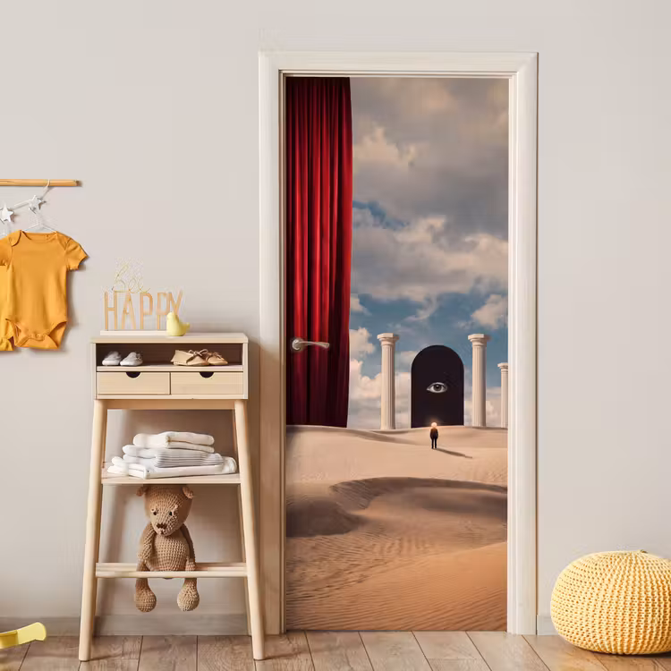 Deursticker - Droom - Woestijn - Oog — 6