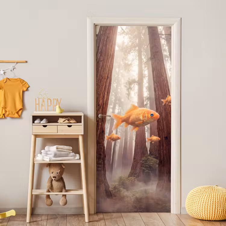 Deursticker - Vis - Bos - Fantasie — 6