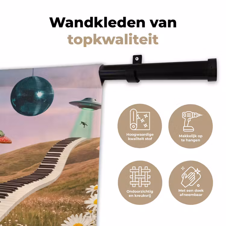 Wandkleed - Vis - Natuur - Abstract — 3