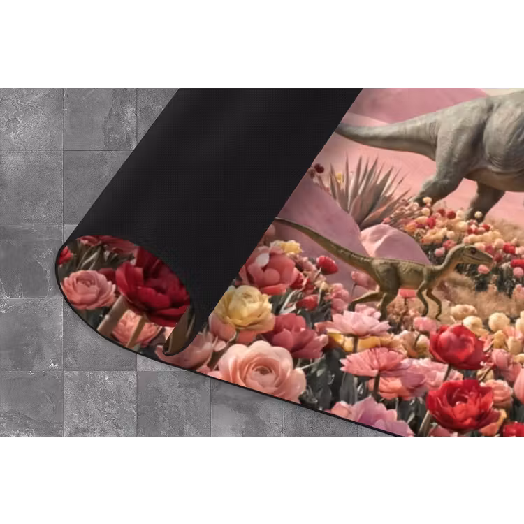 Keukenloper - Dinosaurus - Roze - Landschap — 4