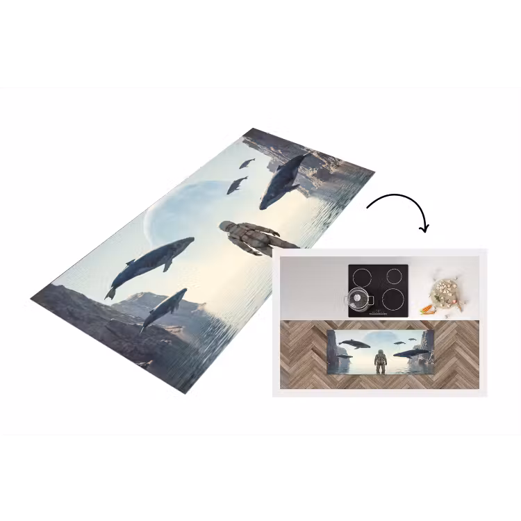 Keukenloper - Ruimtevaarder - Walvis - Fantasie — 1
