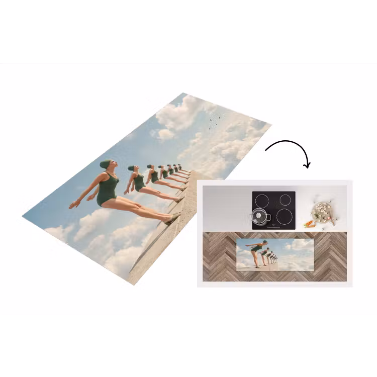 Keukenloper - Vrouwen - Duikhouding - Wolken — 1