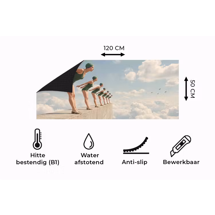 Keukenloper - Vrouwen - Duikhouding - Wolken — 5