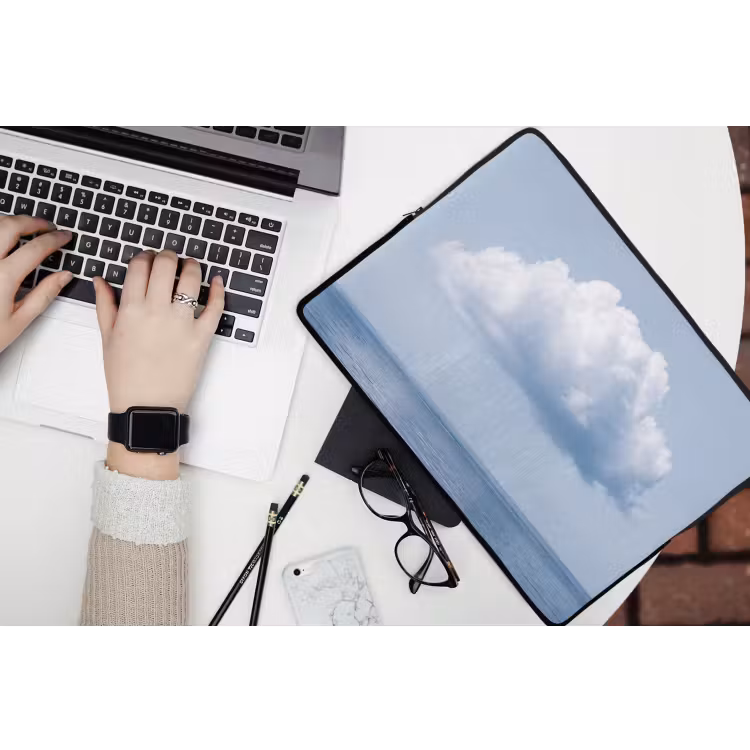 Laptophoes - Wolk - Regen - Natuur — 3