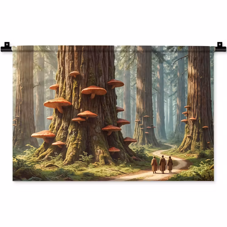 Wandkleed - Bos - Bomen - Natuur — 1
