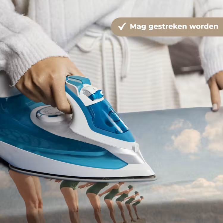 Wandkleed - Vrouwen - Duikhouding - Wolken — 6