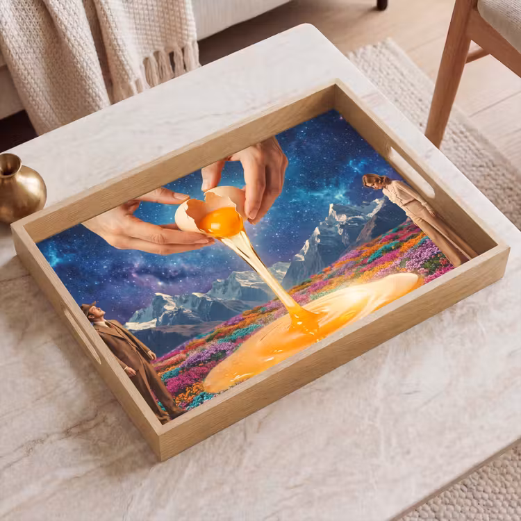 Dienblad - Handen - Ei - Surrealisme — 2