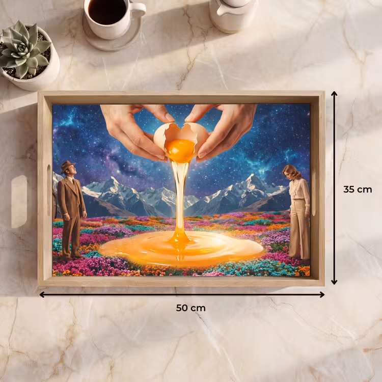 Dienblad - Handen - Ei - Surrealisme — 9