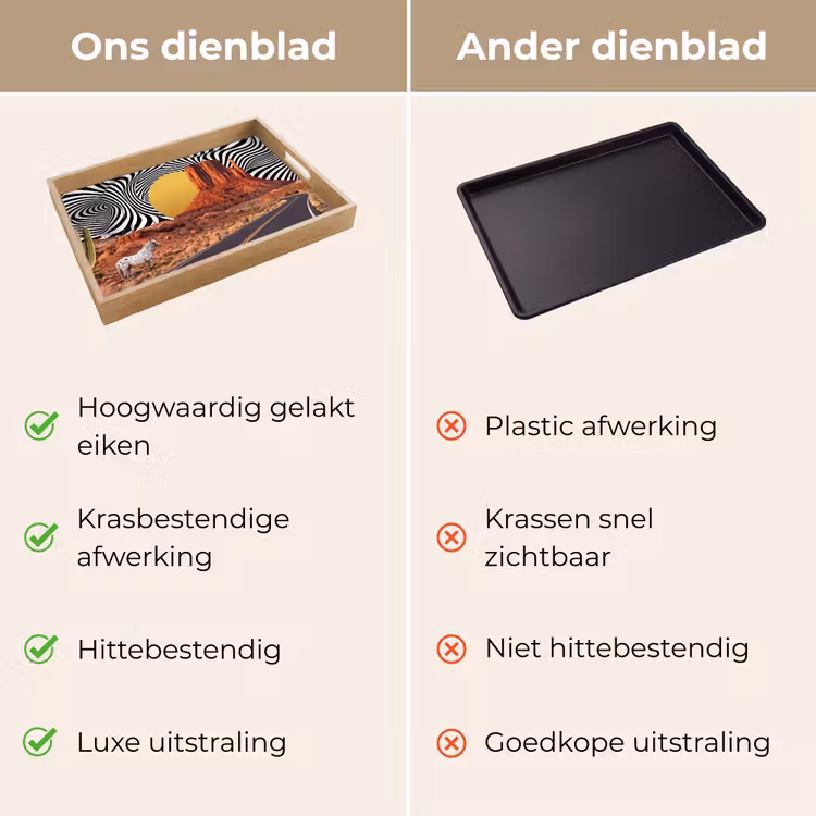 Dienblad - Paard - Woestijn - Natuur — 3