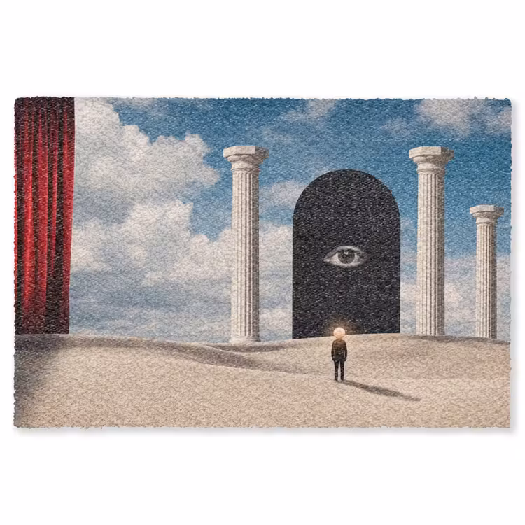 Vloerkleed - Droom - Woestijn - Oog — 1