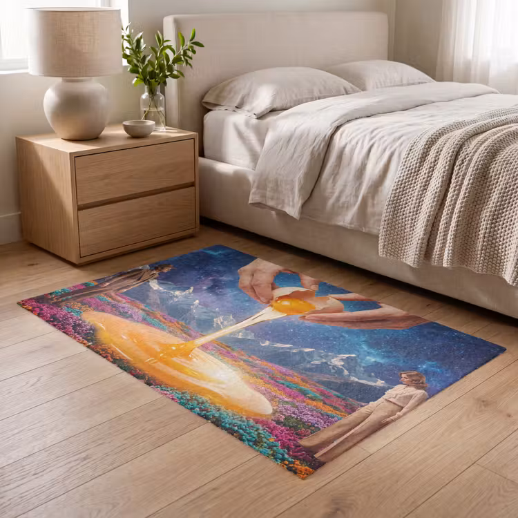 Vloerkleed - Handen - Ei - Surrealisme — 5