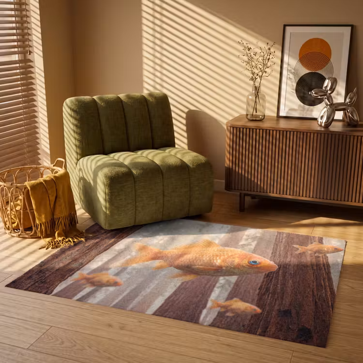 Vloerkleed - Vis - Bos - Fantasie — 2