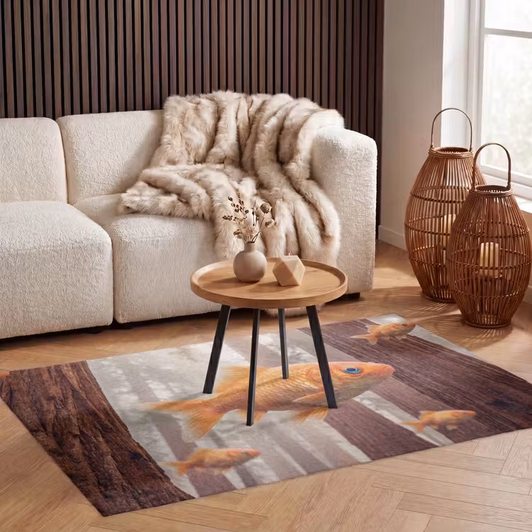 Vloerkleed - Vis - Bos - Fantasie — 3