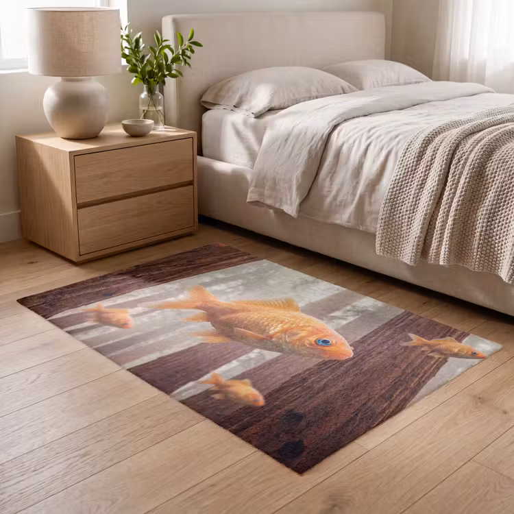 Vloerkleed - Vis - Bos - Fantasie — 5