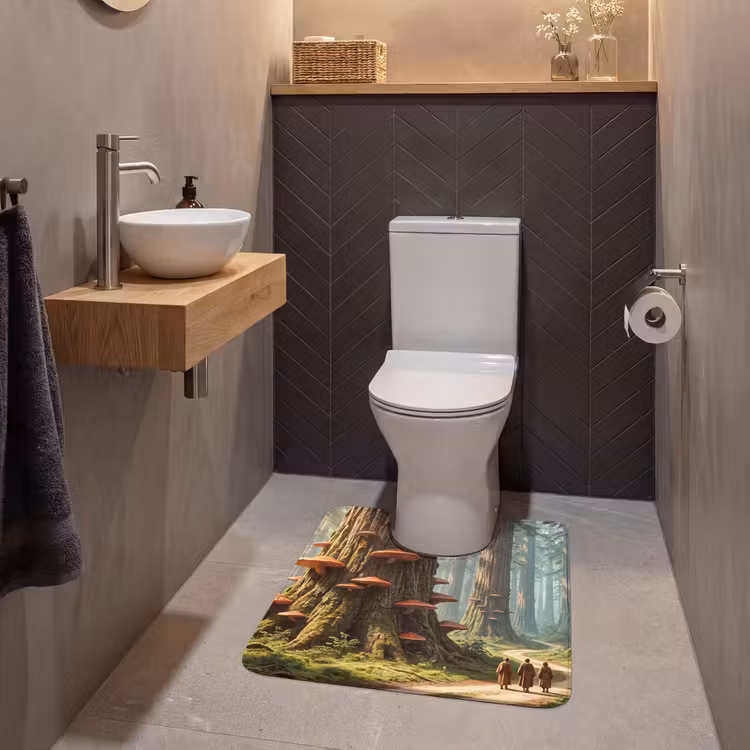 Wc Mat - Bos - Bomen - Natuur — 2