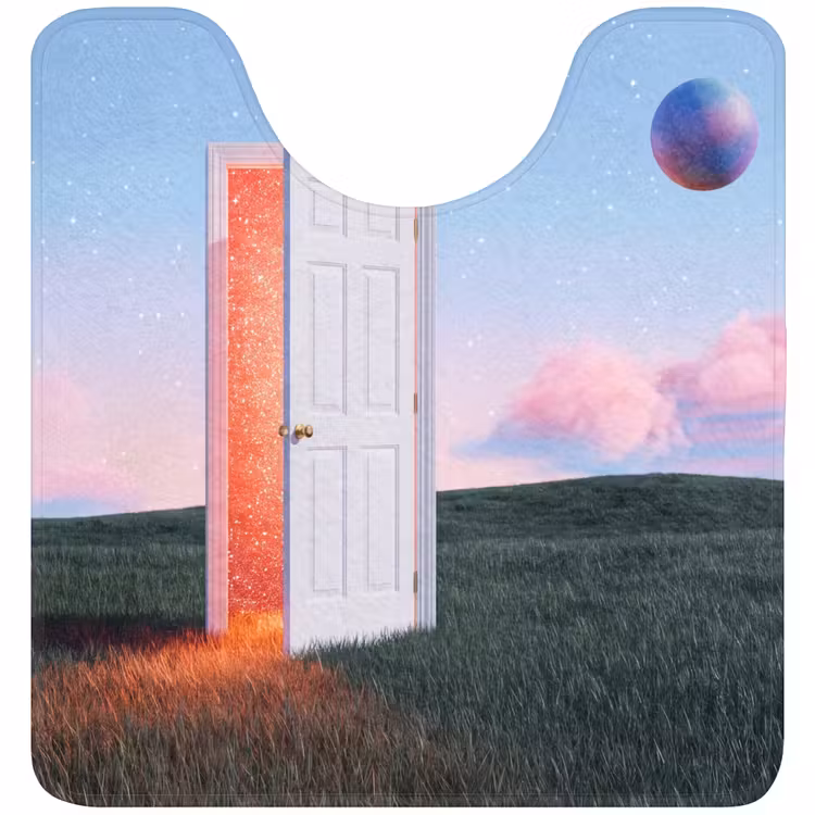 Wc Mat - Deur - Fantasie - Ruimte — 1