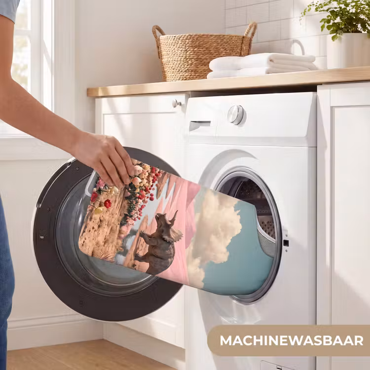 Wc Mat - Dinosaurus - Roze - Landschap — 6