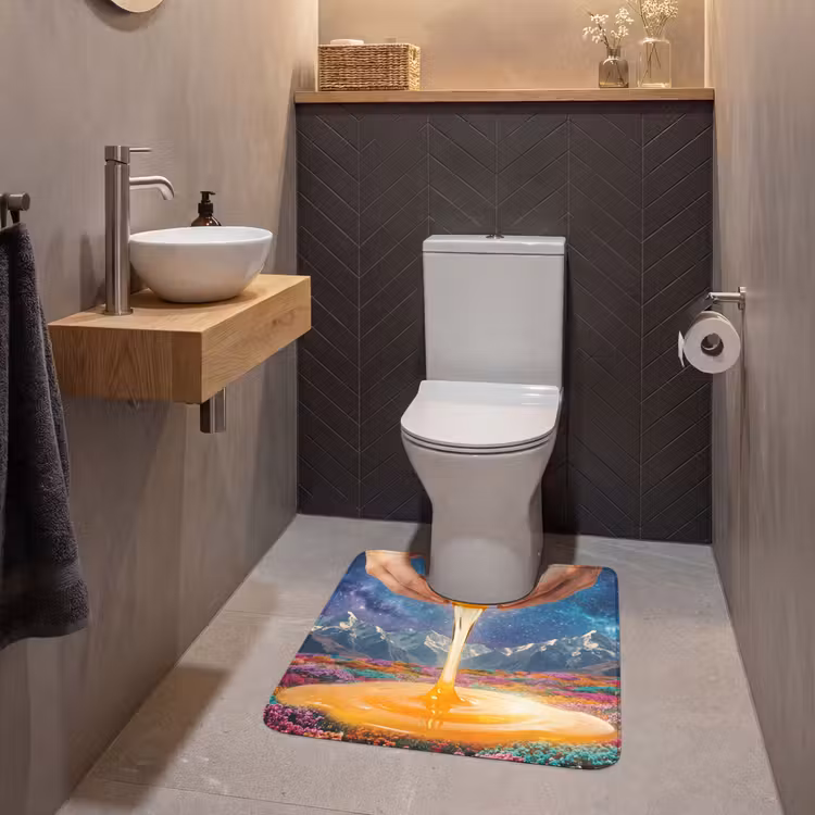 Wc Mat - Handen - Ei - Surrealisme — 2