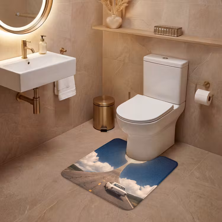 Wc Mat - Weg - Maan - Nacht — 3