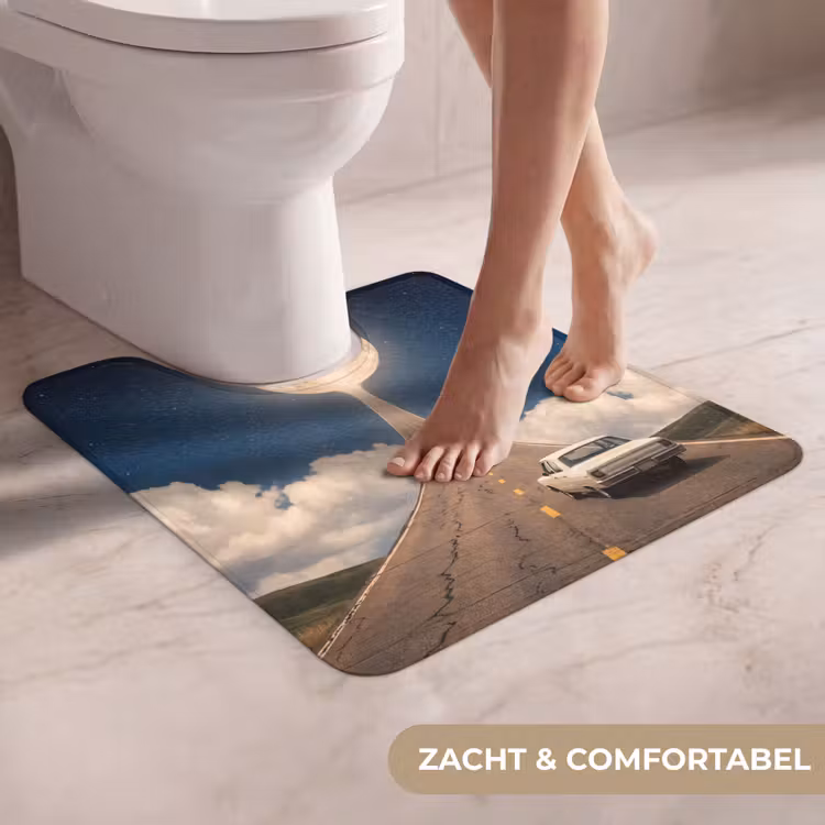 Wc Mat - Weg - Maan - Nacht — 5