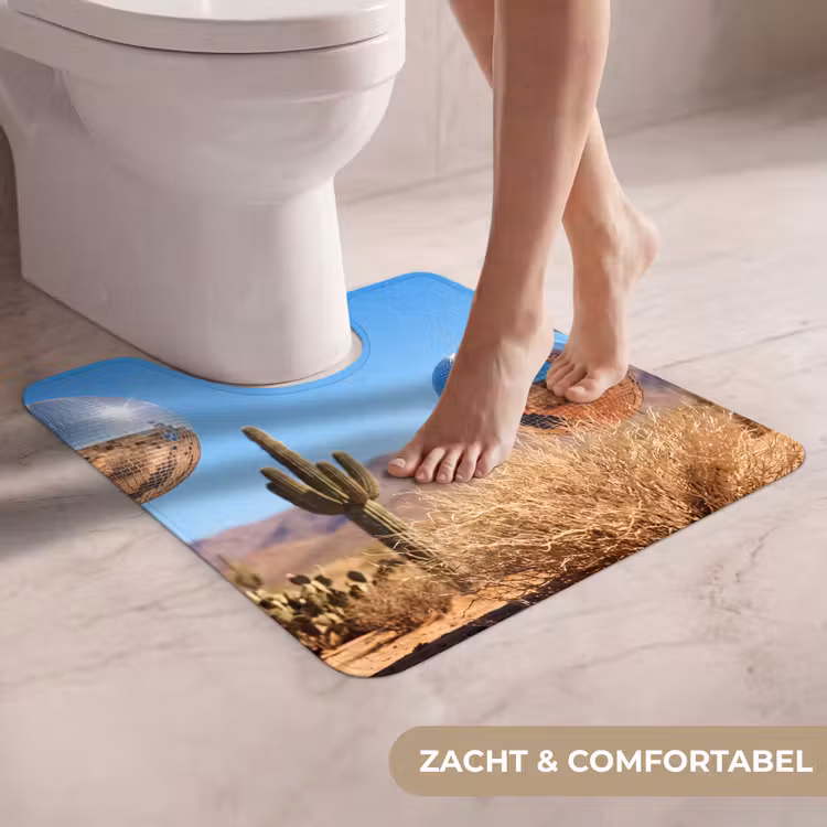 Wc Mat - Woestijn - Spiegelbal - Kunst — 5