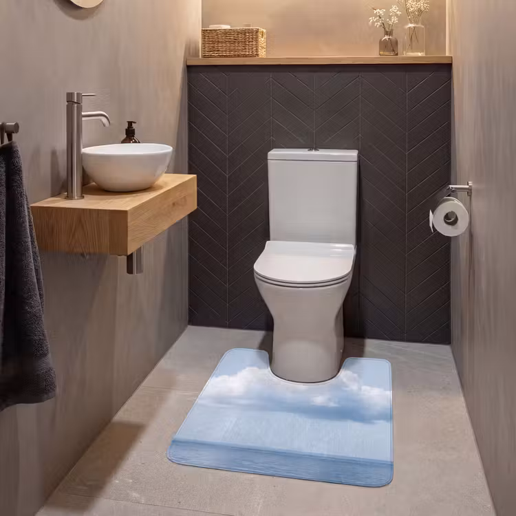 Wc Mat - Wolk - Regen - Natuur — 2